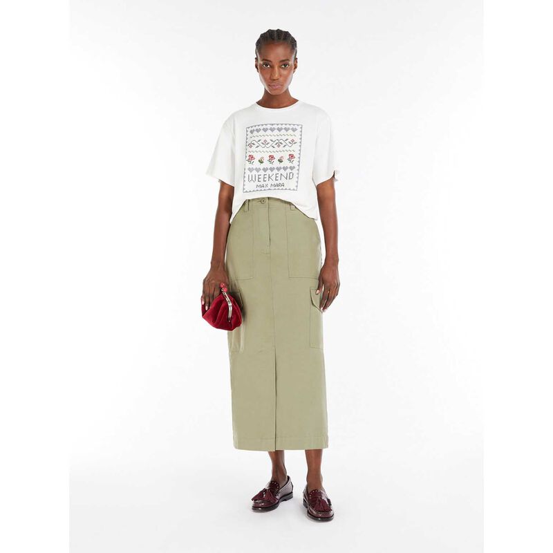 Weekend Max Mara Cabina Jersey Print T-Shirt image number 3